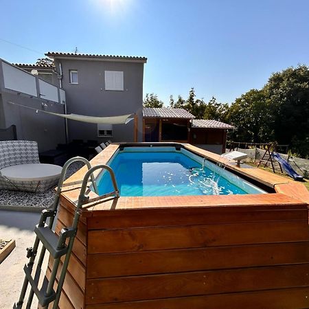 Apartman Goga With Pool And Jacuzzi Labin  Luaran gambar