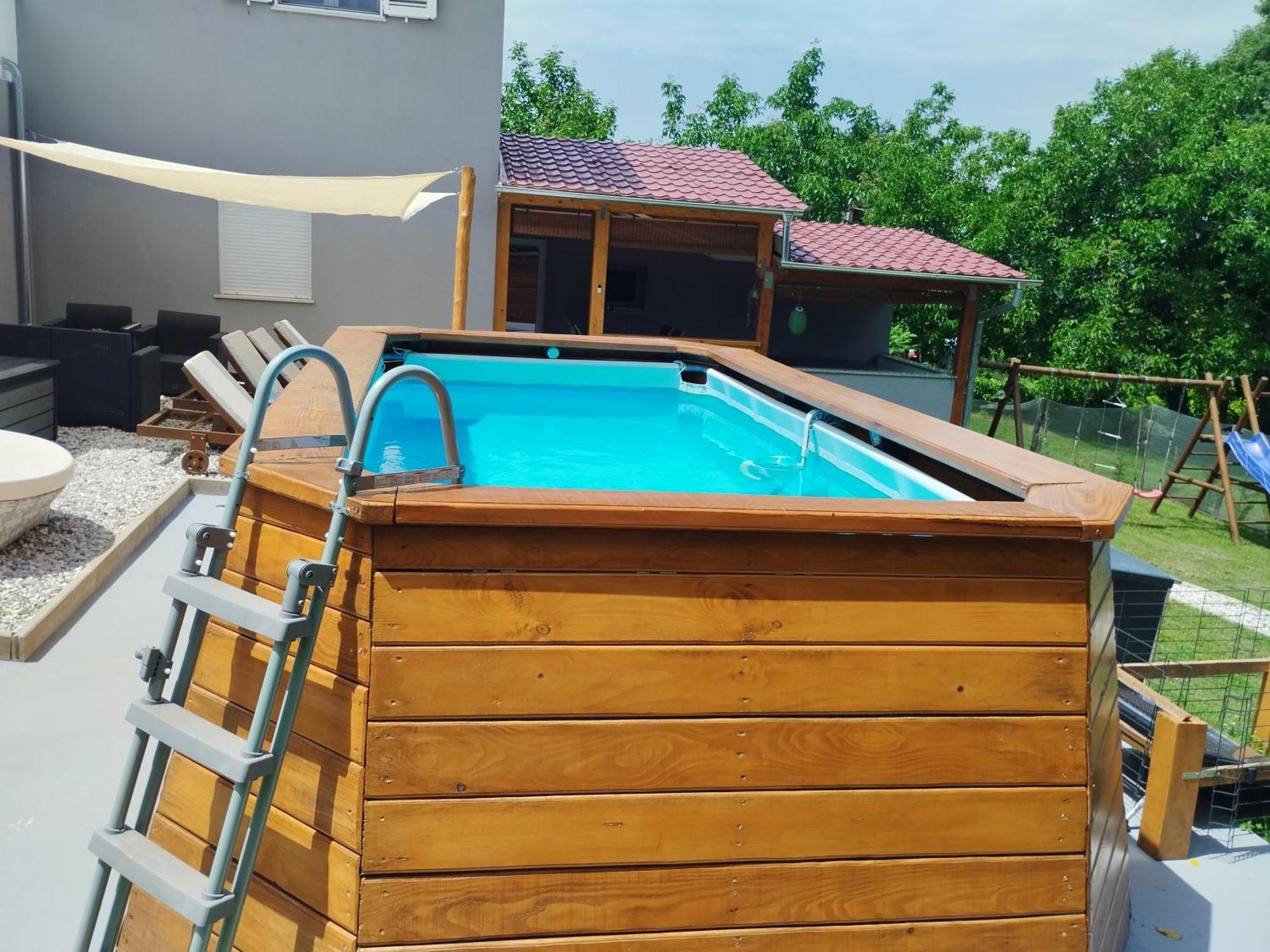 Apartman Goga With Pool And Jacuzzi Labin  Luaran gambar